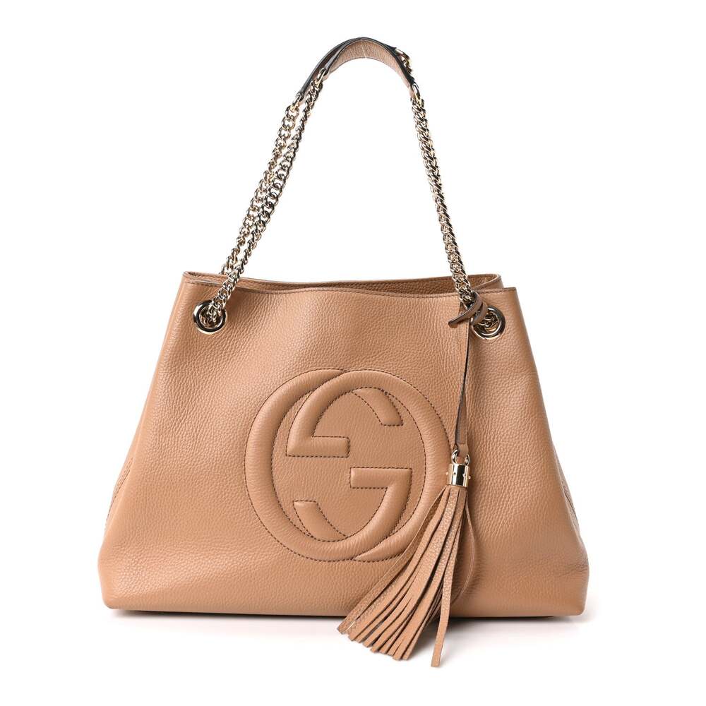 Gucci Pebbled Calfskin Medium Soho #343814G13B
